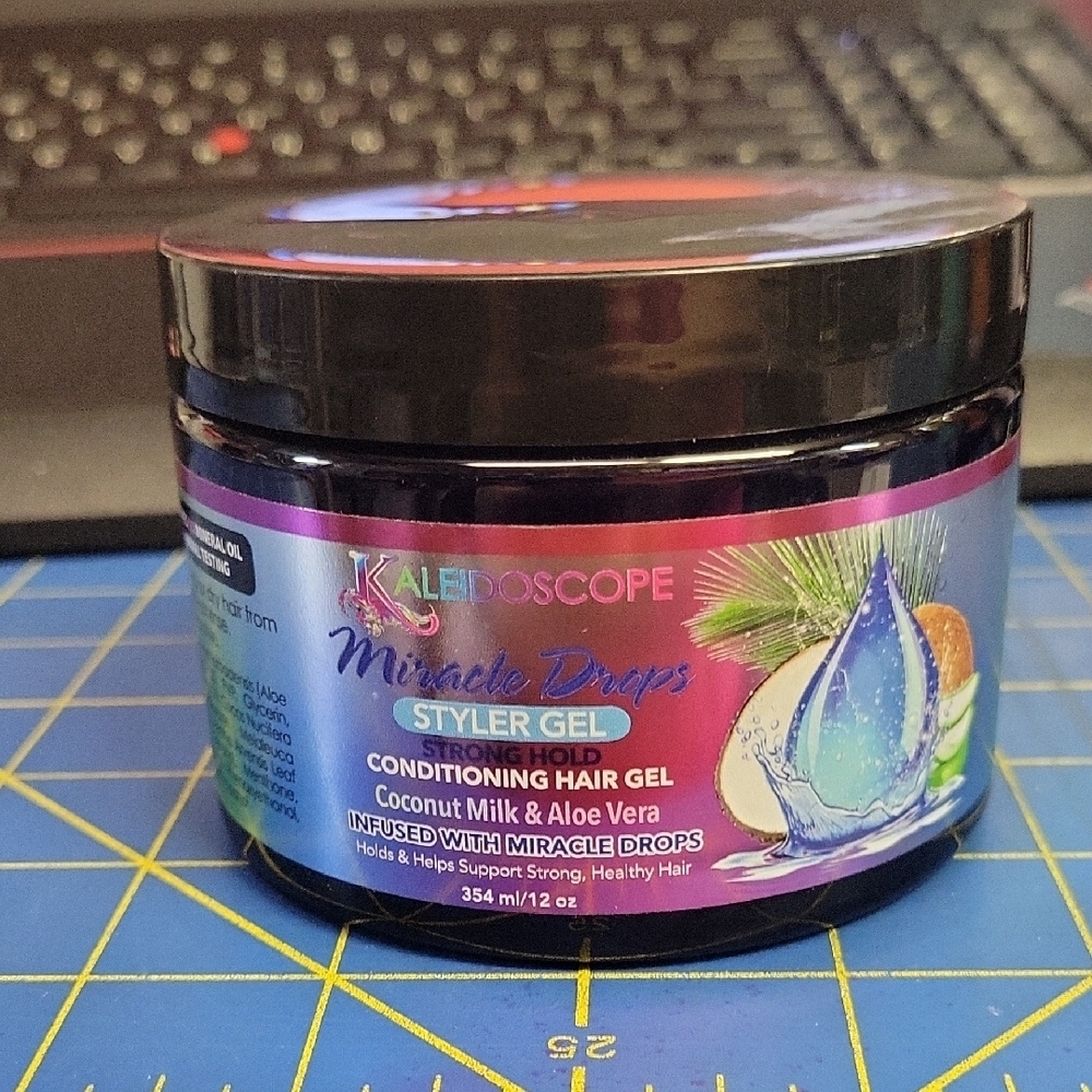 Kaleidoscope Miracle Drops Styler Conditioning Hair Gel 354ml New